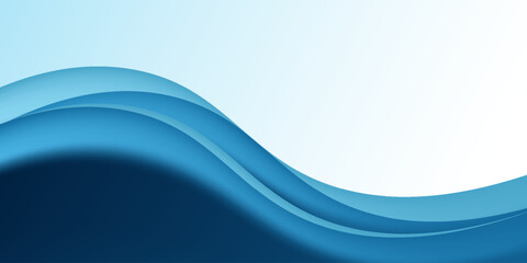 Shiny waves abstract corporate background. Vector design