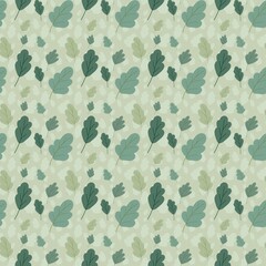 seamless pattern with  leaf