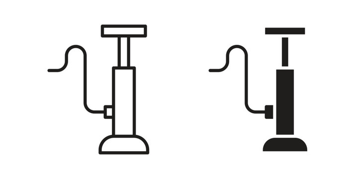 Air pump icon on white background. Stock vector icon