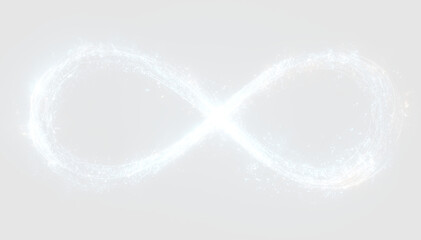 Boundless element infinity  PNG flat concept illustration.