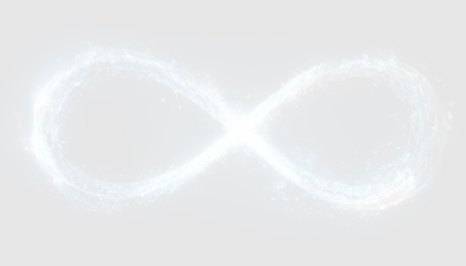 Boundless element infinity  PNG flat concept illustration.