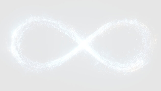 Boundless element infinity  PNG flat concept illustration.