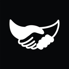 Handshake Wings Logo - Partnership, Trust and Business Cooperation Symbol Vector