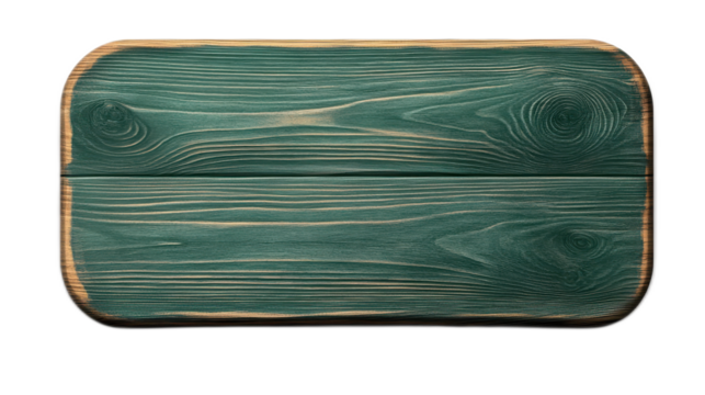 Rustic Green Wooden Surface with Natural Grain and Texture Detail
