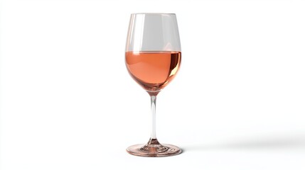 Clear PNG of a filled wine glass, isolated with no background for versatile use