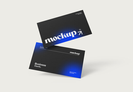 Editable Business Card PSD Mockup for Corporate Branding
