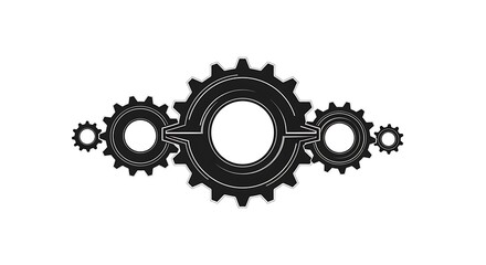 Interlocking Gears - A Symbol of Collaboration, Precision, and Mechanical Engineering.