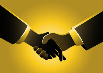 "Devil's Bargain" Handshake—Conflict, Compromise, or Unequal Partnership