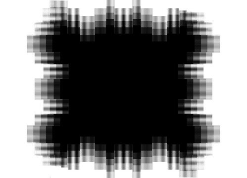 abstract spot of rectangular shapes. Black and white abstract Vector pattern with striped columns. Abstract vector background for covers, advertising, interior. Technological style. Design element