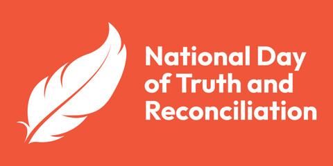 Every Child Matters Logo. National Day of Truth and Reconciliation. Orange Shirt Day of Canada. September 30. Vector Illustration&nbsp;Icon