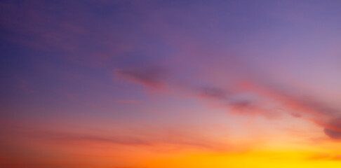 Cloud and sky backdrop at sunset and sunrise,Morning cloud and sky backdrop,Nature beautiful Light Sunset or sunrise sky,Sunset sky for background or sunrise sky and cloud at morning.