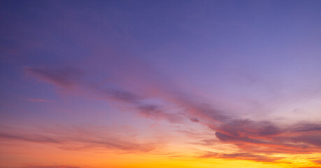 Cloud and sky backdrop at sunset and sunrise,Morning cloud and sky backdrop,Nature beautiful Light Sunset or sunrise sky,Sunset sky for background or sunrise sky and cloud at morning.