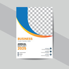 Modern vector business flyer design template for corporate branding