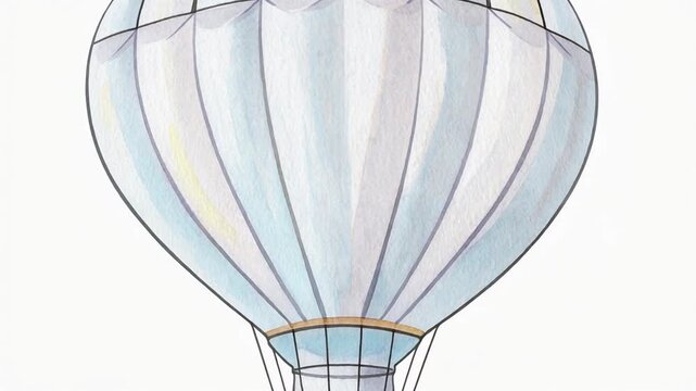 hot air balloon in the sky flying vector