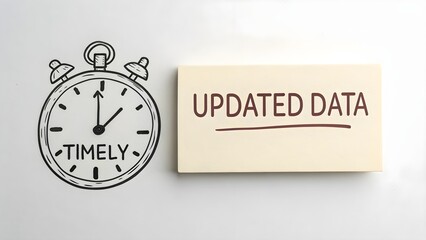 Clock drawing and updated date label arrangement