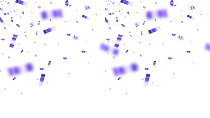 Falling purple Confetti's