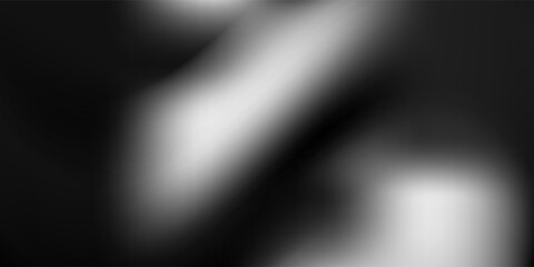 Black gradient mesh bg with noise as a seamless pattern. Soft dark vector illustration with watercolor effect and texture. Blurred abstract background