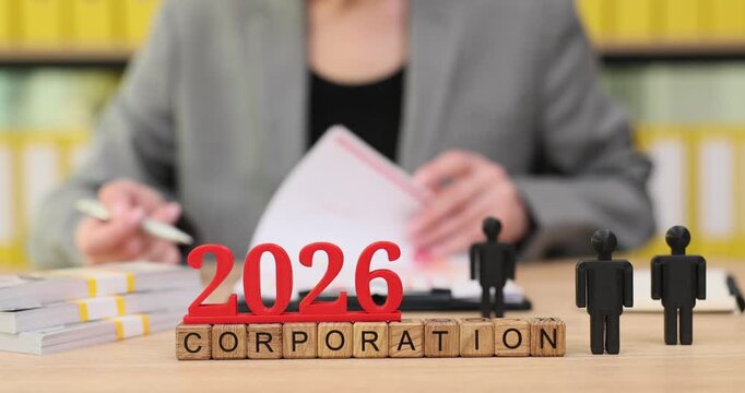 Creative planning for a successful corporation in 2026 with teamwork and strategy execution