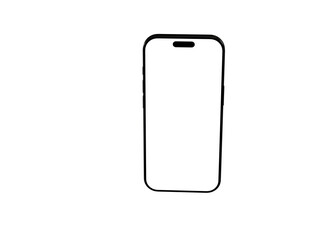 Clean vector illustration of a smartphone outline. Perfect for app icons, websites, and presentations.