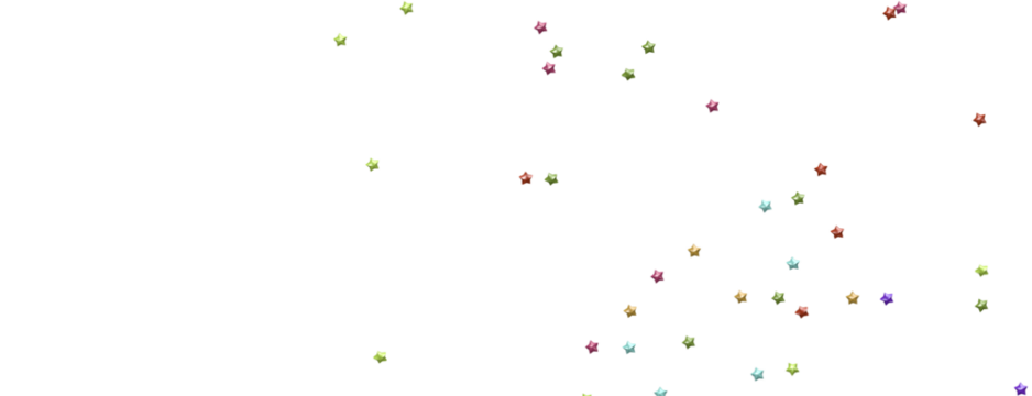 Radiant Showers: Immerse Yourself in a Spellbinding 3D Colorful Stars Downpour - Powered by Adobe