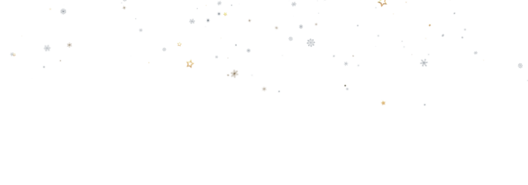 Elegant design featuring gold stars and silver snowflakes on a white backdrop. Ideal for festive backgrounds.