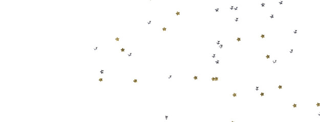 Heavenly Golden Shower: 3D Illustration Brings the Beauty of Stars to Life