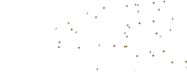 Heavenly Golden Shower: 3D Illustration Brings the Beauty of Stars to Life