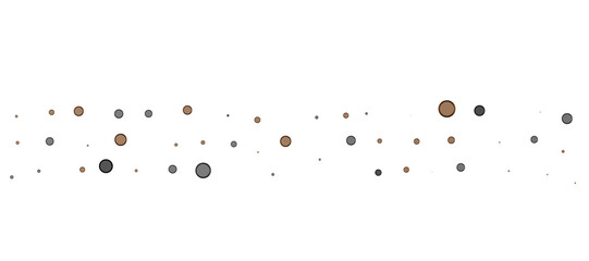 Cascading Celebration: Striking 3D Illustration Showcasing an Abundance of gold Confetti