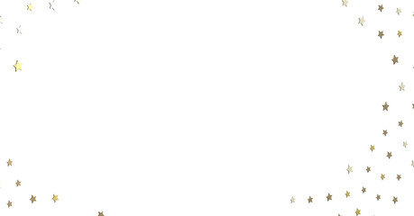 Falling Christmas Star Show: Mesmeric 3D Illustration Depicting Falling Holiday Stargazing Spectacle