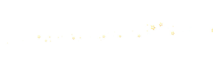 Sparkling gold stars scattered across a white backdrop. Ideal for festive designs.