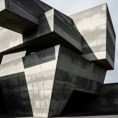 Abstract Architecture - Dynamic Composition of Geometric Forms.