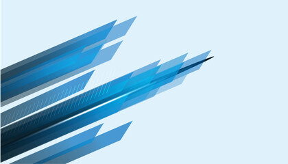 Modern blue and white geometric shapes corporate abstract technology background.  Vectors abstract graphic design banner pattern presentation background web template.