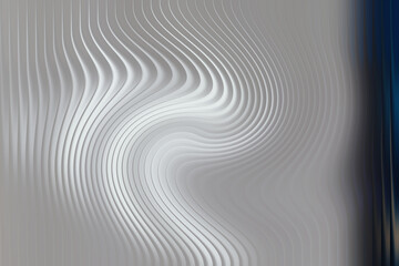 Abstract swirling texture with vertical lines and blue edge 