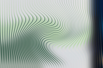 Abstract wavy lines with a green and blue gradient swirl 