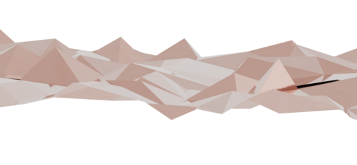 Stunning abstract background image featuring low poly mountains in soft pink and white tones. Perfect for modern designs.