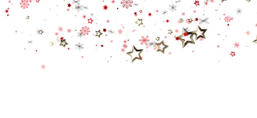 Celebrate the holidays with this magical image of falling stars and snowflakes. Perfect for cards, banners, and more!