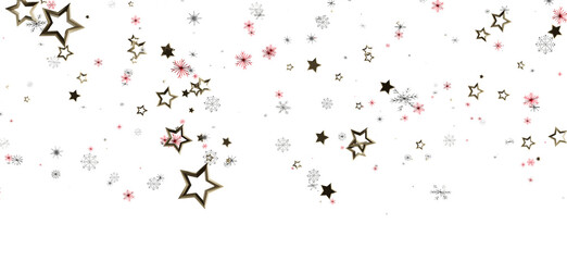 Abstract background with stars and snowflakes. Winter holiday illustration for christmas or New year. Festive design element for invitations or