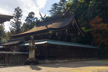 日本の風景・秋　岡山県岡山市　吉備津彦神社　本殿