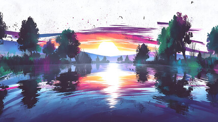 Obraz premium nature fragmented