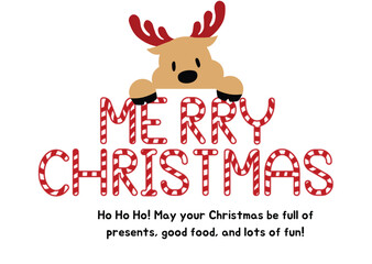 Merry Christmas wishes card