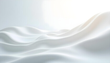 white silk background
