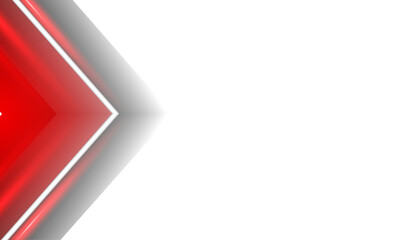 Abstract red grey silver line arrow direction with white blank space and text design modern futuristic background vector illustration.