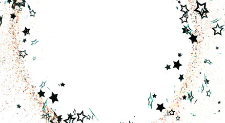 Stunning starry frame design perfect for holidays and celebrations. Great as a background for events. Suitable for various projects, giving a fe