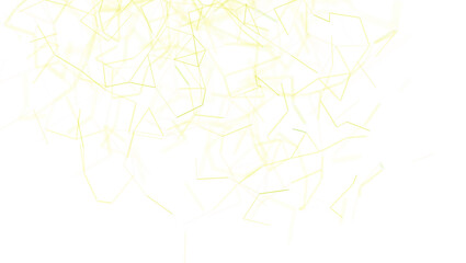 A conceptual illustration of abstract geometric lines forming a network of connections. Suitable for themes of communication, technology, and de