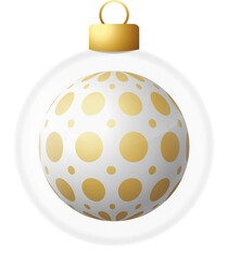 silver christmas glass hanging ball