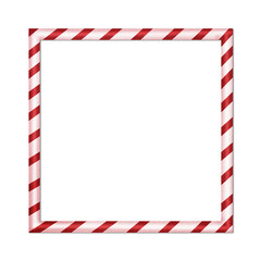 Red and White Candy Cane Frame border background 
