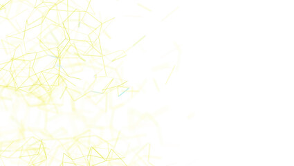 Obraz premium Abstract graphic of connected lines, symbolizing network, technology and communication, perfect for presentations and digital media.