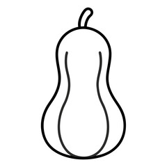 hand drawn vector illustration of a pumpkin