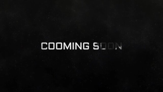 Coming Soon glowing text for your exciting upcoming announcement or product launch