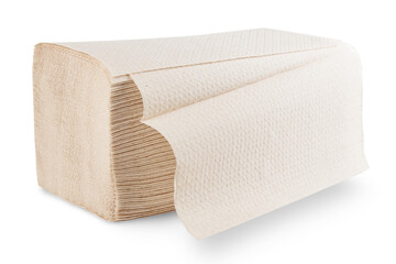 Paper towels isolated on transparent background